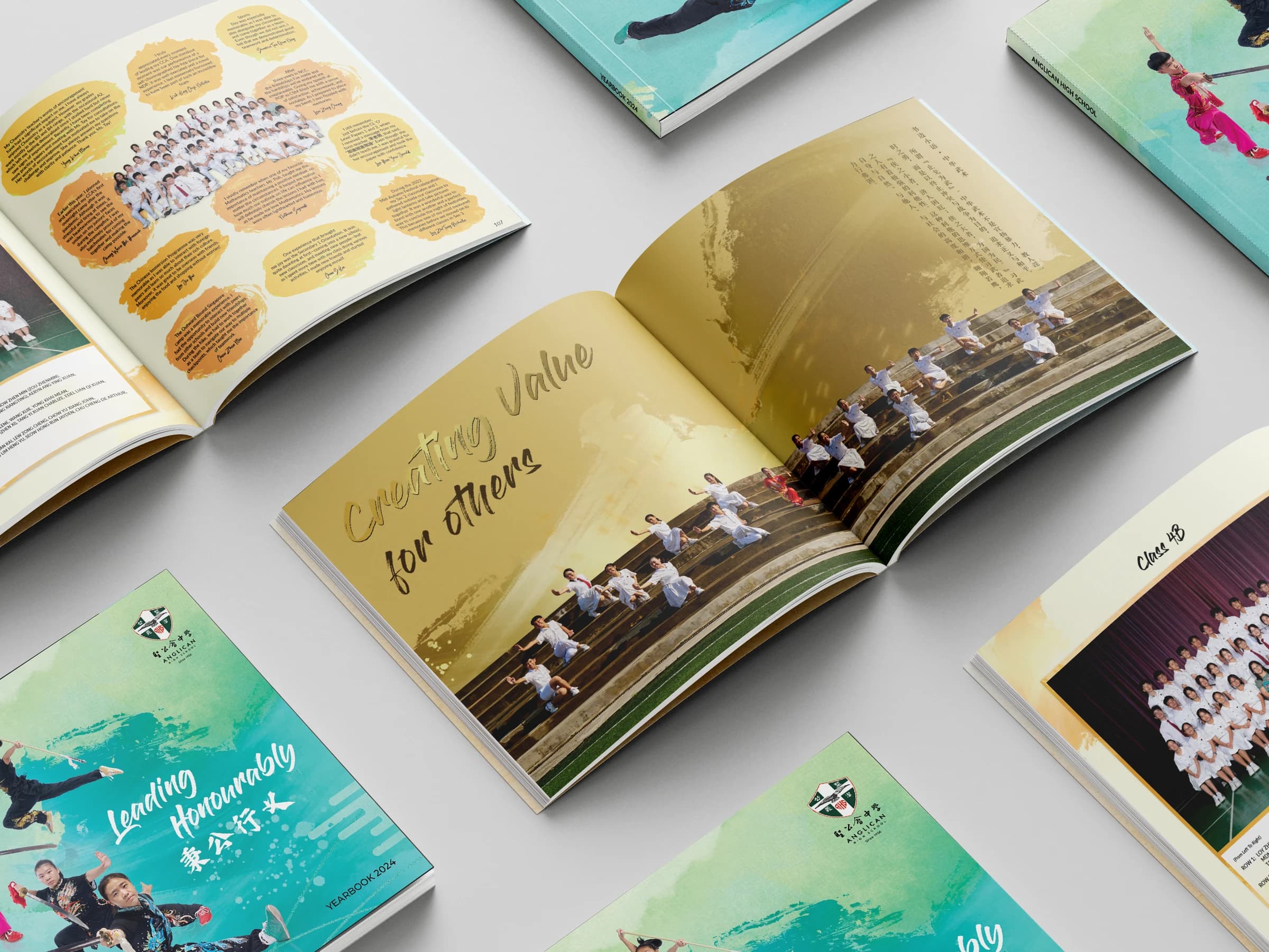 Anglican High School Yearbook visual documentation 1