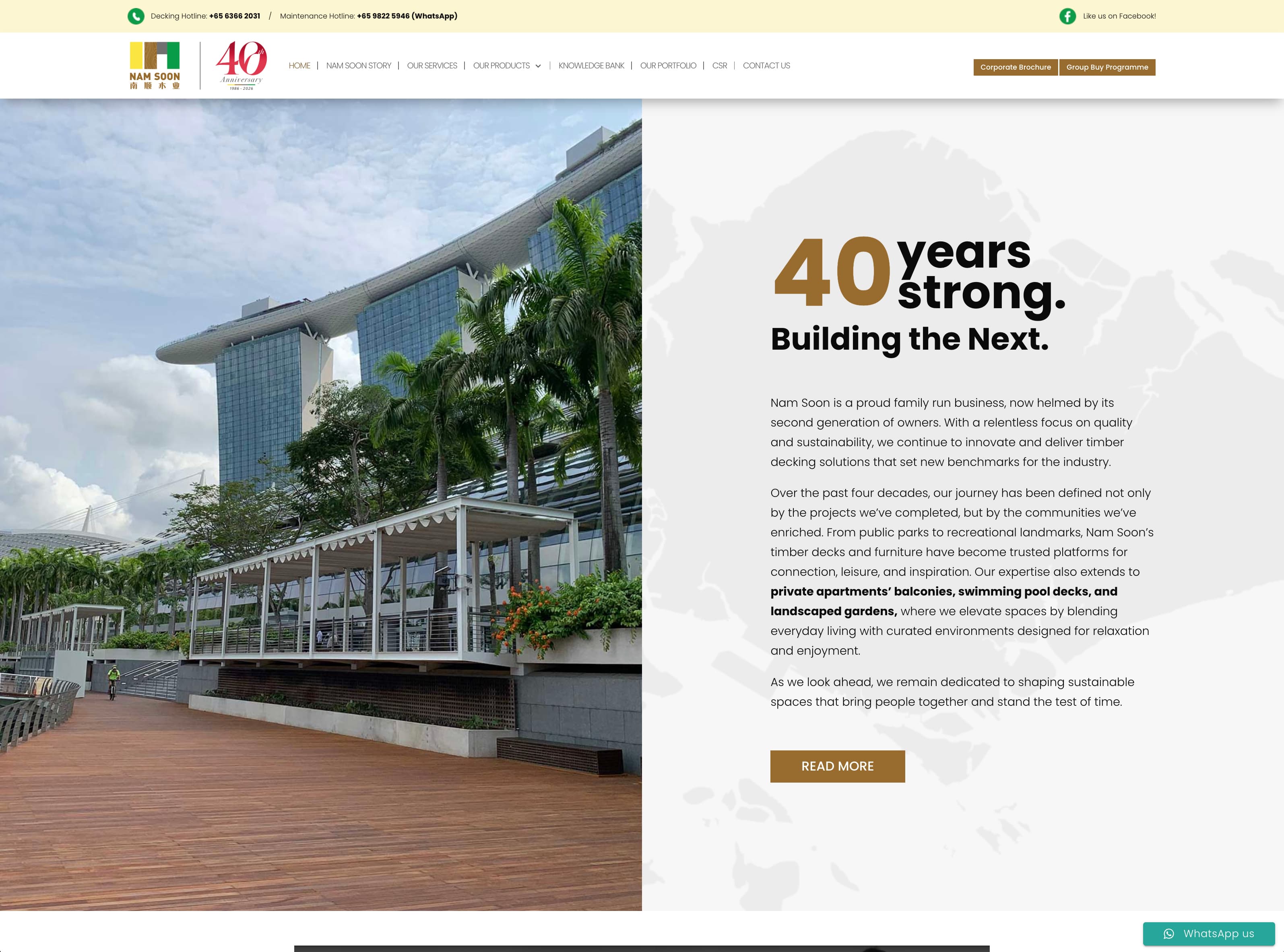 Nam Soon Timber Corporate Website