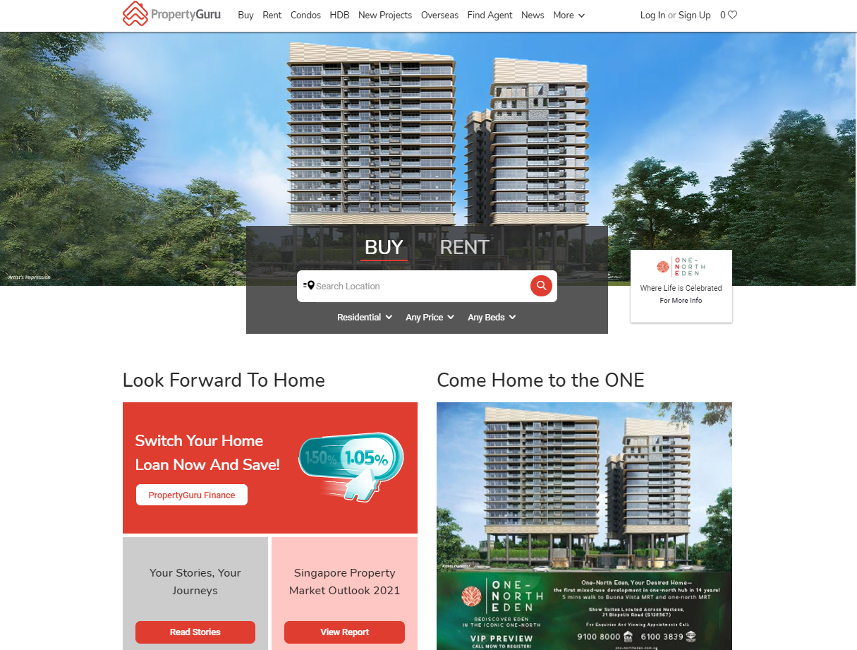 PGSG Homepage Masthead - One-North Eden - 050421